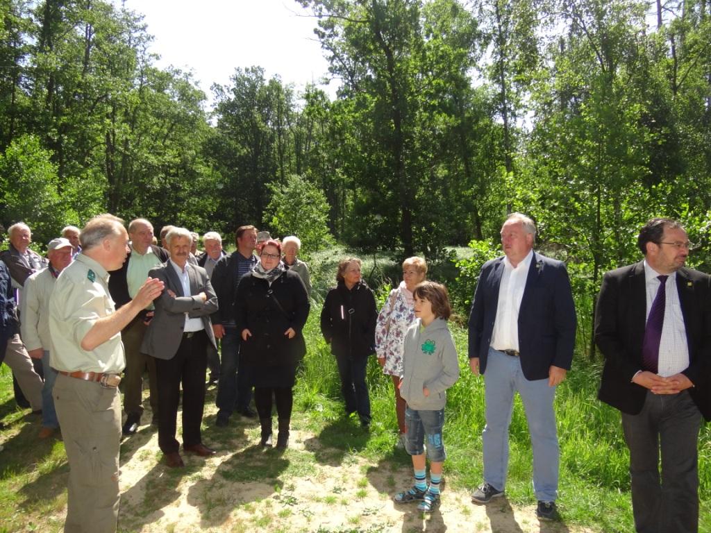 15 jhriges Bestehen des Schulungs- und Informationszentrums Wald und Moor im Naturschutzgebiet Ribnitzer Groes Moor in Ribnitz-Damgarten, Ortsteil Neuheide in Mecklenburg-Vorpommern mit Festakt, einer Kremserfahrt und Jubilumswanderung. Foto: Eckart Kreitlow