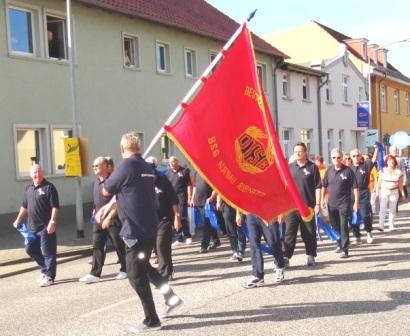 Bilder vom Festumzug aus Anlass des Jubilums 150 Jahre organisierter Sport in der Bernsteinstadt  Ribnitz-Damgarten am 24. August 2013. Foto: Eckart Kreitlow