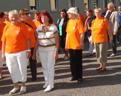 Bilder vom Festumzug aus Anlass des Jubilums 150 Jahre organisierter Sport in der Bernsteinstadt  Ribnitz-Damgarten am 24. August 2013 . Foto: Eckart Kreitlow