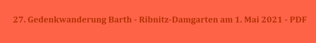 27. Gedenkwanderung Barth - Ribnitz-Damgarten am 1. Mai 2021 - PDF