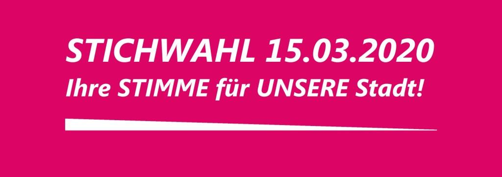 Brgermeisterwahl Ribnitz-Damgarten 2020 - Kompetenz trifft Leidenschaft - Stichwahl am 15.Mrz 2020 - Thomas Huth whlen