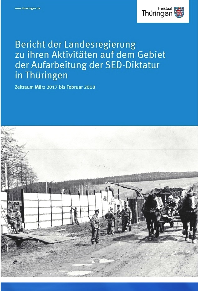 DDR-Aufarbeitung im Freistaat Thüringen - Bericht der Landesregierung des Freistaates Thüringen zur 'Aufarbeitung der SED-Diktatur' - PDF