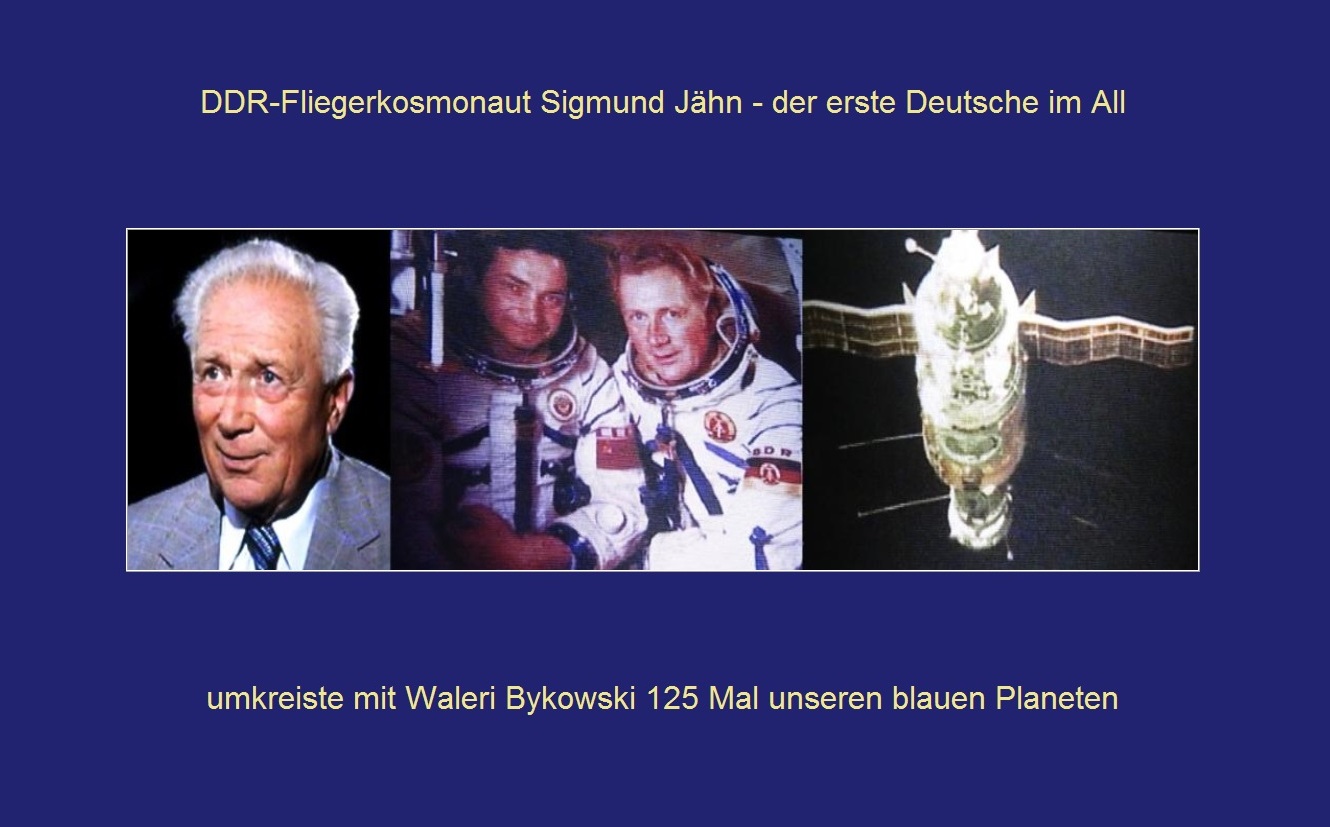 DDR-Fliegerkosmonaut Sigmund Jähn - der erste Deutsche im All umkreiste mit Waleri Bykowski 125 Mal unseren blauen Planeten - Ostsee-Rundschau.de