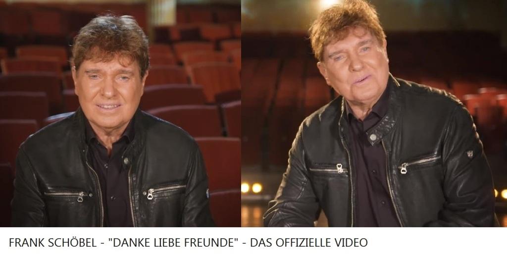 FRANK SCHÖBEL - 'DANKE LIEBE FREUNDE' - OFFIZIELLES VIDEO - Link: https://www.youtube.com/watch?v=AjuQO2Tz-EA
