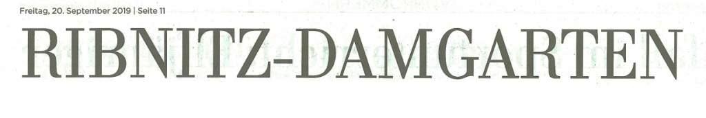 OZ-Beitrag vom 20.09.2019 - Ostsee-Zeitung Ribnitz-Damgarten | Seite 11 - Freitag, 20.09.2019 - Neue Vorsitzende gewhlt - Ines Worm leitet jetzt den Ortsbeirat Klockenhagen