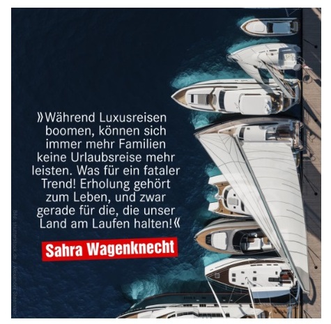 Aus dem Posteingang von Dr. Sahra Wagenknecht (MdB) - Team Sahra - 09.03.2023 - Gemeinsam kmpfen gegen Verarmung und Deindustrialisierung - Abschnitt 4 - Link: https://www.sahra-wagenknecht.de/