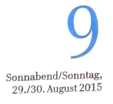 Ribnitz-Damgartener Wochenendausgabe der Ostsee-Zeitung vom 29./30.August 2015 Lokalteil Seite 9